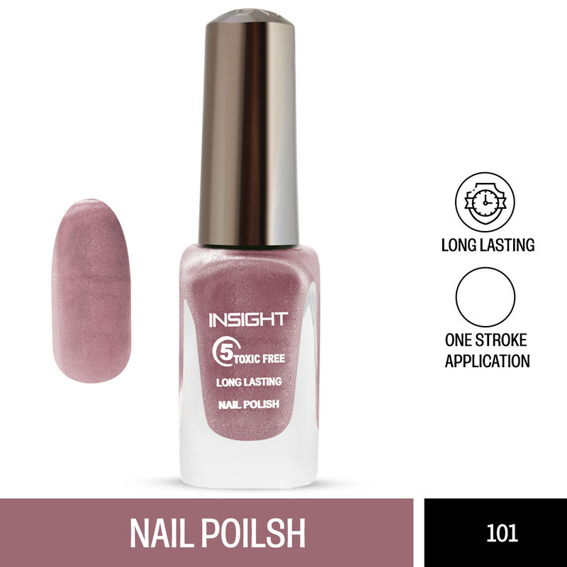 Insight Cosmetics 5 Toxic Free long lasting Nail Polish - Color 101