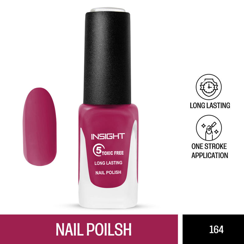 Insight Cosmetics 5 Toxic Free long lasting Nail Polish - Color 164