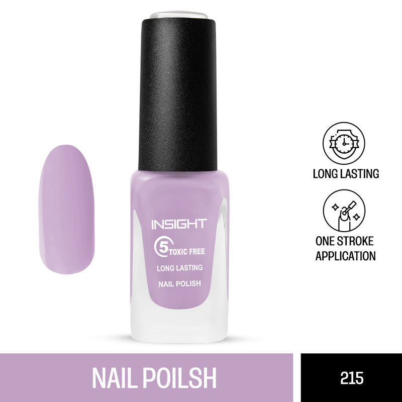 Insight Cosmetics 5 Toxic Free long lasting Nail Polish - Color 215