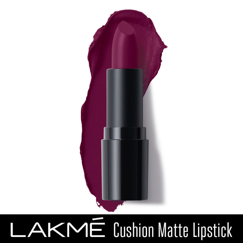 Lakme Cushion Matte Lipstick - Purple Diamond