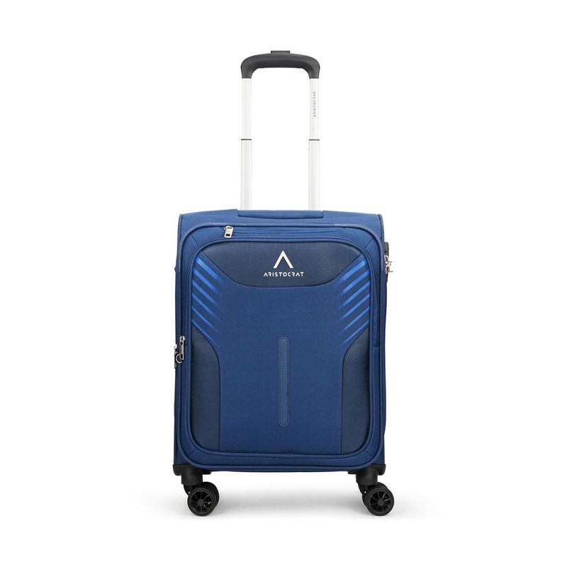 Aristocrat Swiss 8W Blue Trolley Bag (L)