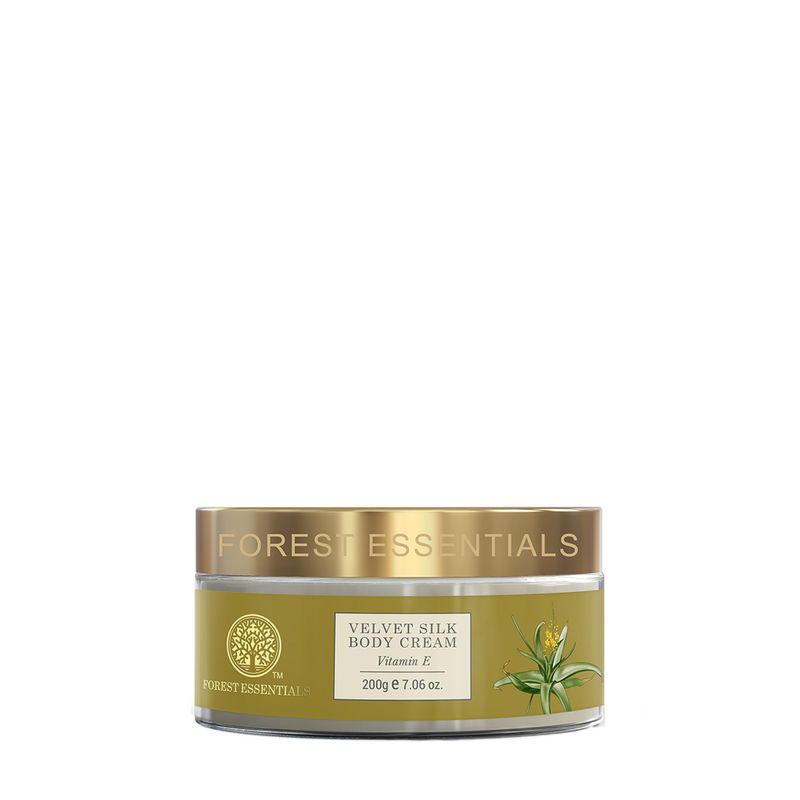 Forest Essentials Ayurvedic Velvet Silk Body Cream Vitamin E