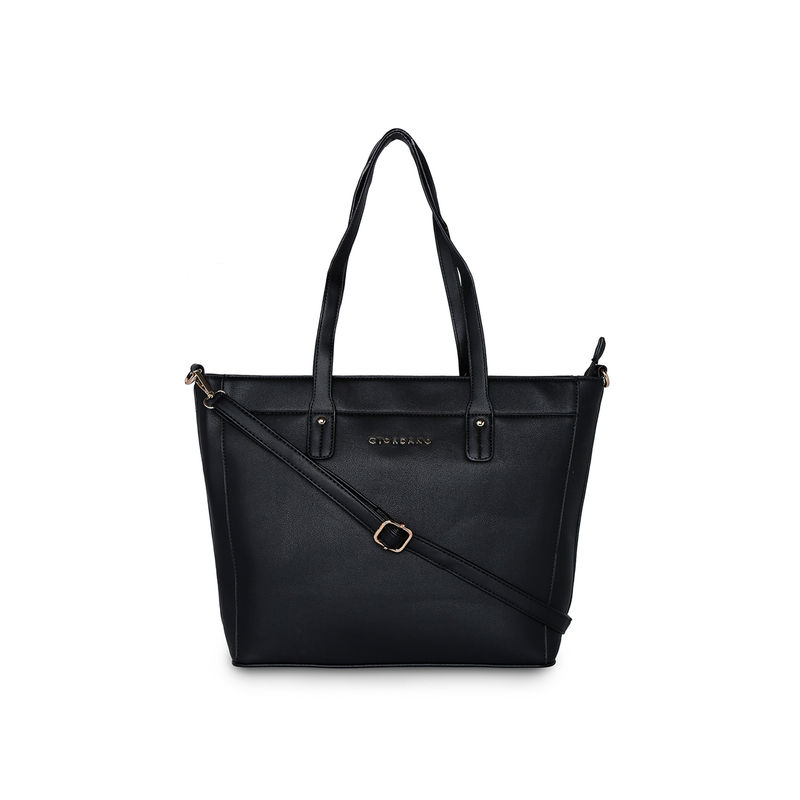 Giordano Black Solid Tote Bag Buy Giordano Black Solid Tote Bag Online