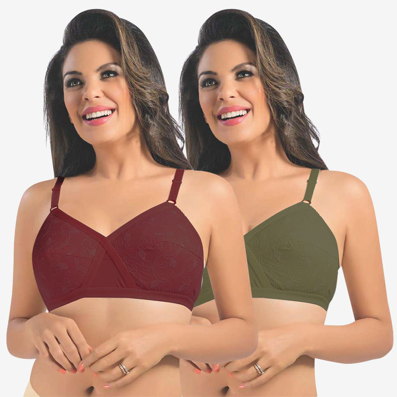 Sonari Unique Non Padded Regular Bra - Multi-Color (40C)