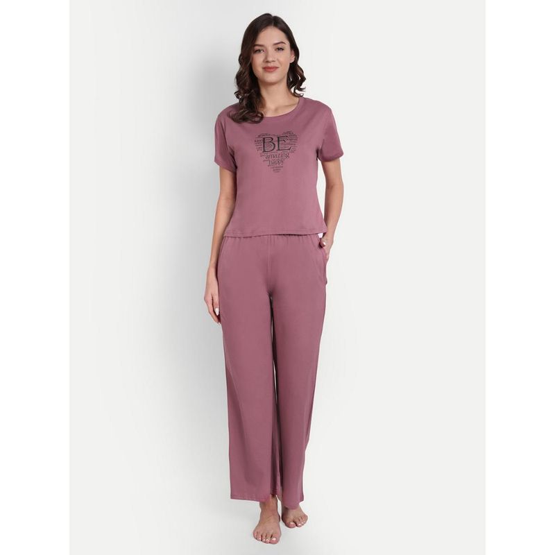 Bedtime Story Maroon Be T-Shirt with Pyjama (S)