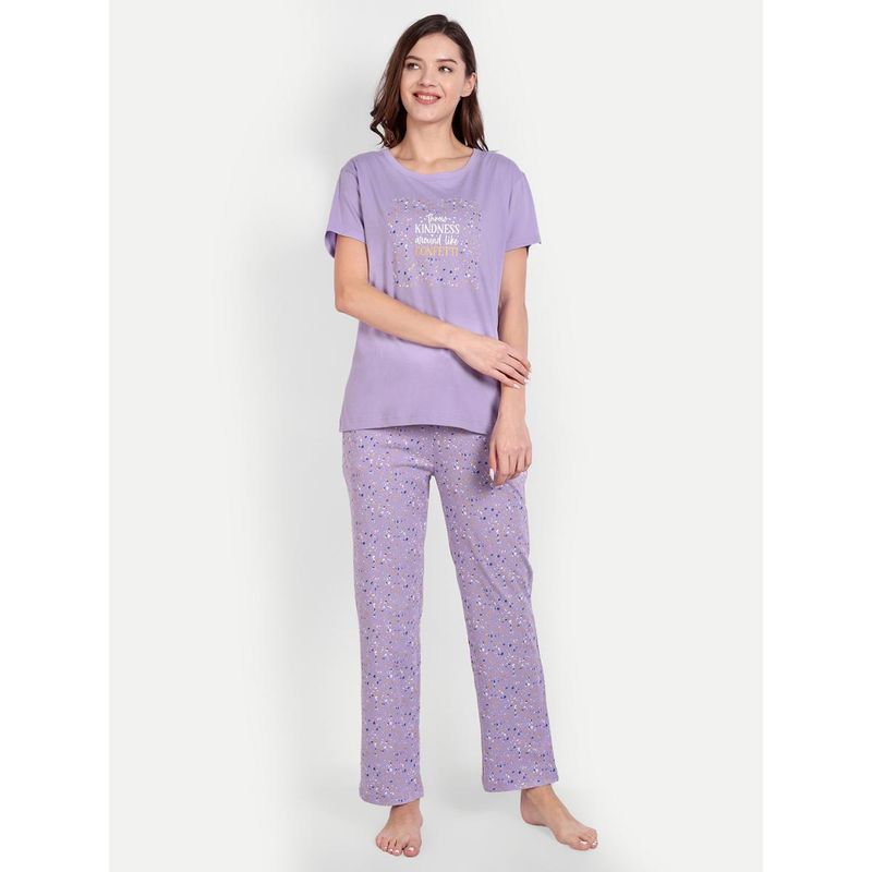 Bedtime Story Lavender Confetti T-Shirt with Pyjama (S)