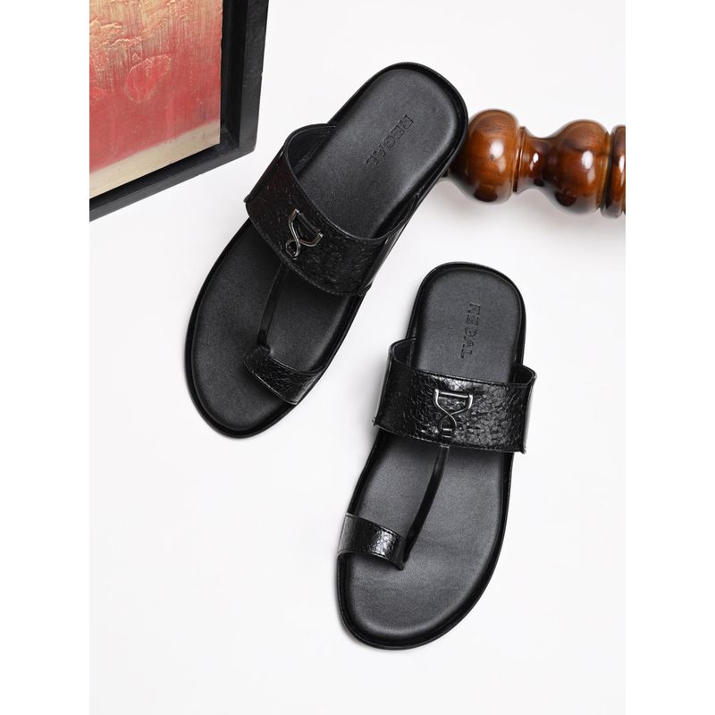 REGAL Black Men Casual Sandals (UK 6)