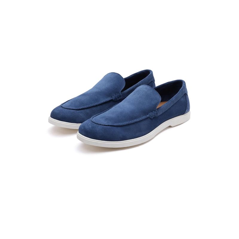 Rare Rabbit Velour Cobalt Blue Loafers (UK 7)