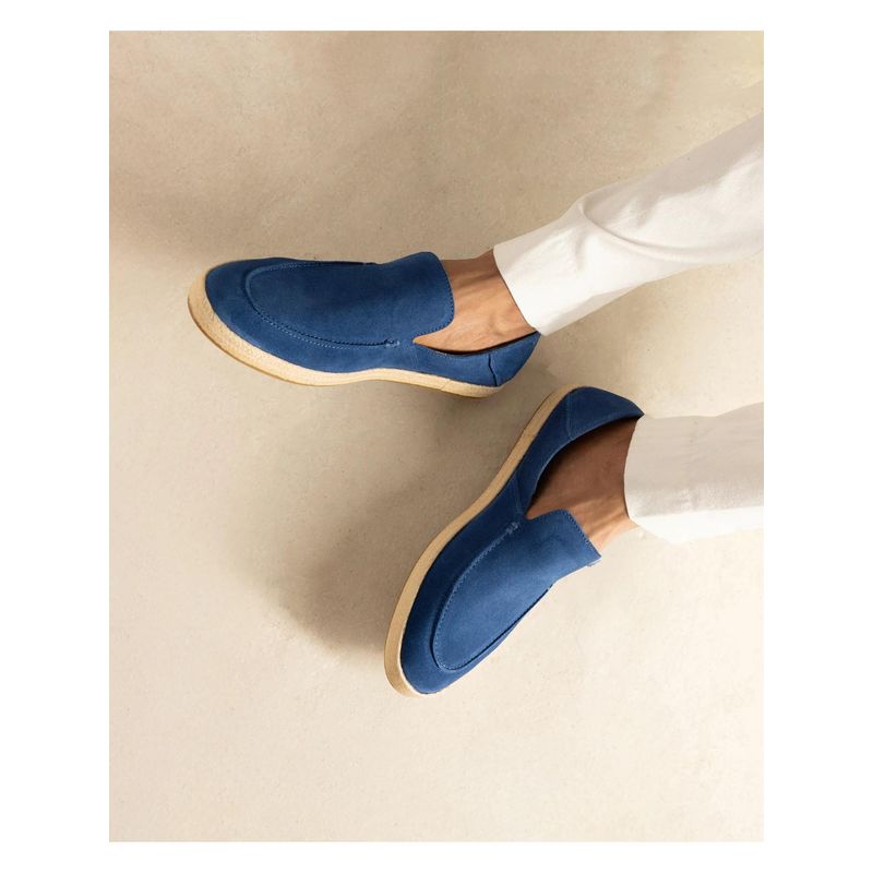 Rare Rabbit Havana Ink Blue Loafers (UK 7)