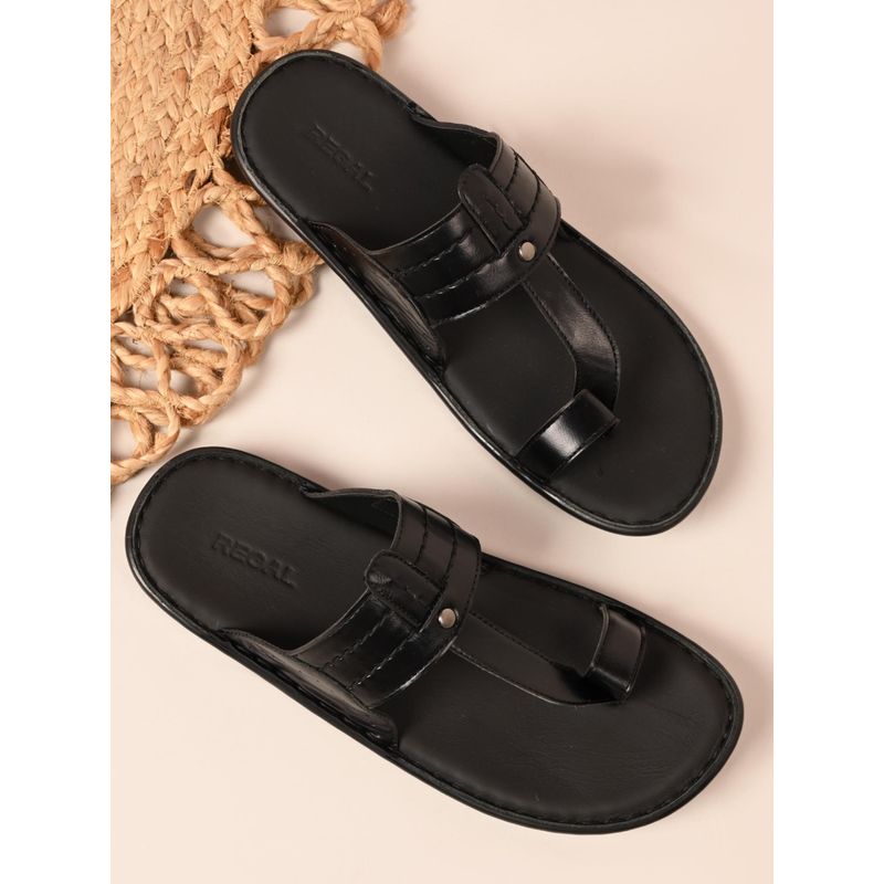 REGAL Black Men Casual Sandals (UK 6)