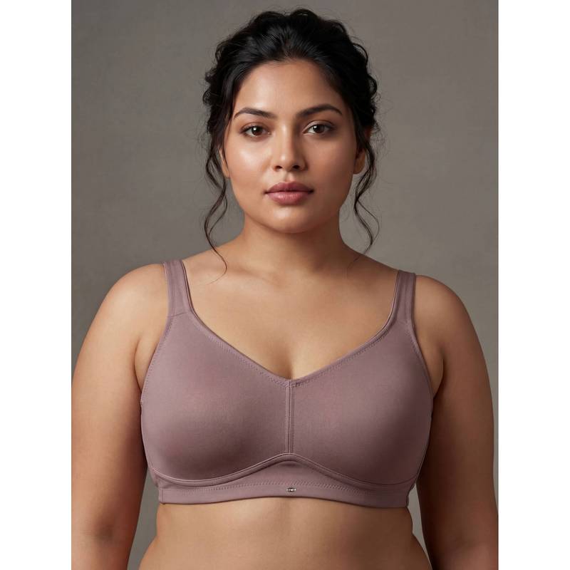SOIE Purple Women Full Coverage Max Support Minimizer Bra (40D)
