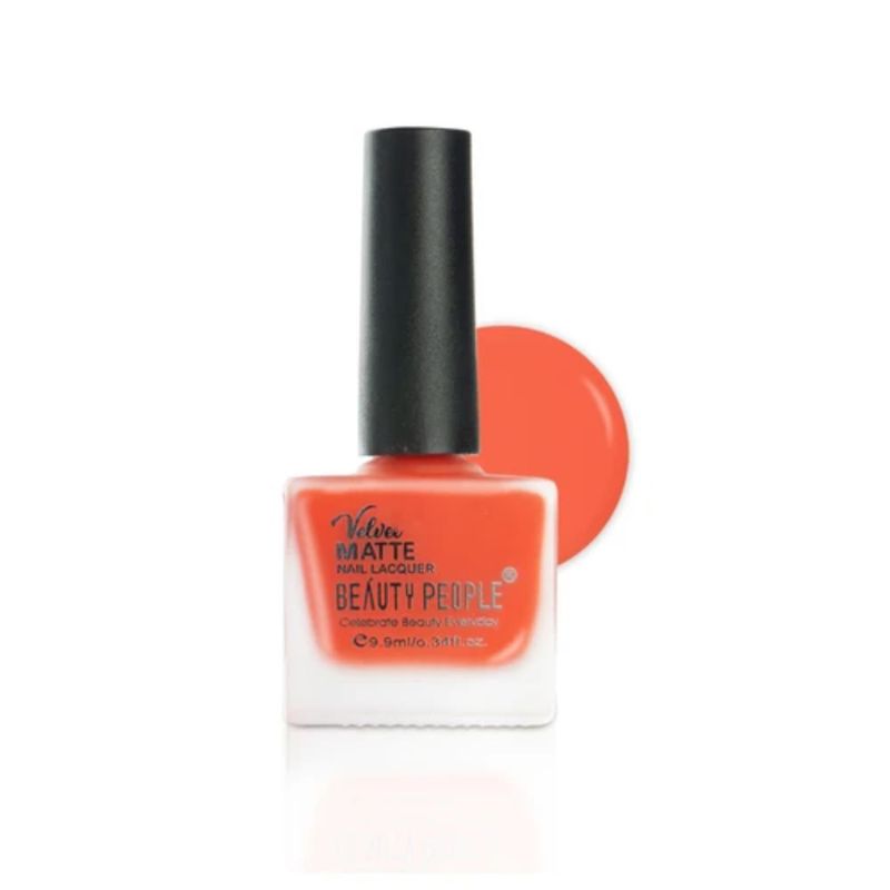 Beauty People Velvet Matte Nail Polish - Orange 368