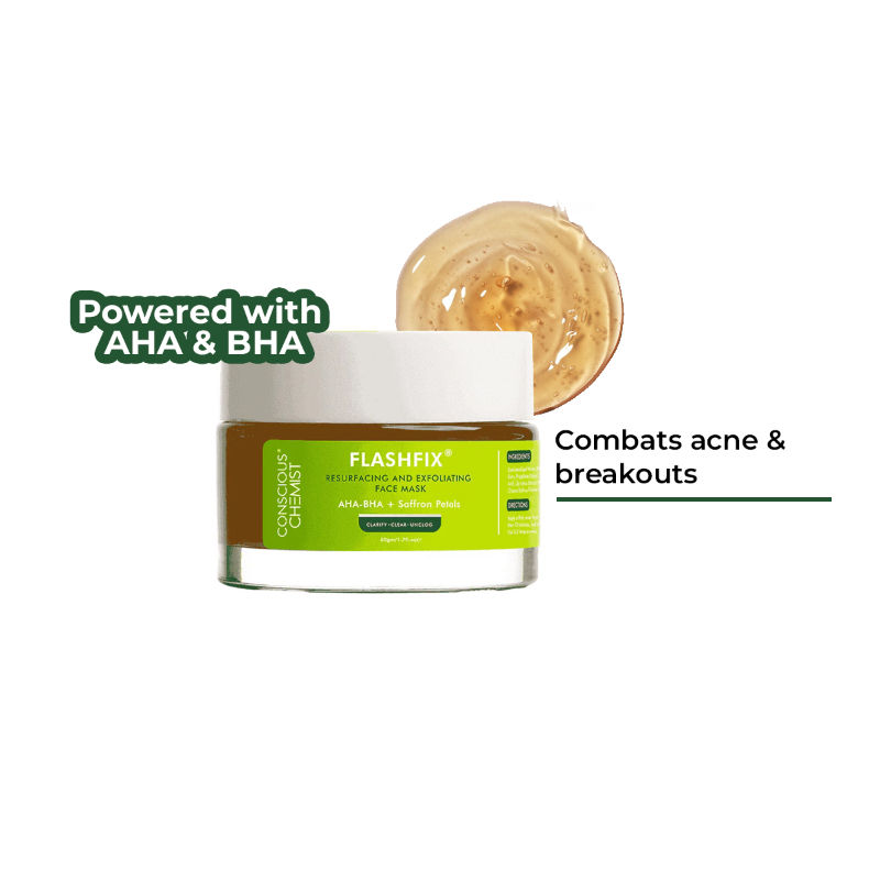 Buy Conscious Chemist Aha & Bha Exfoliating Oil Control Face Mask For ...