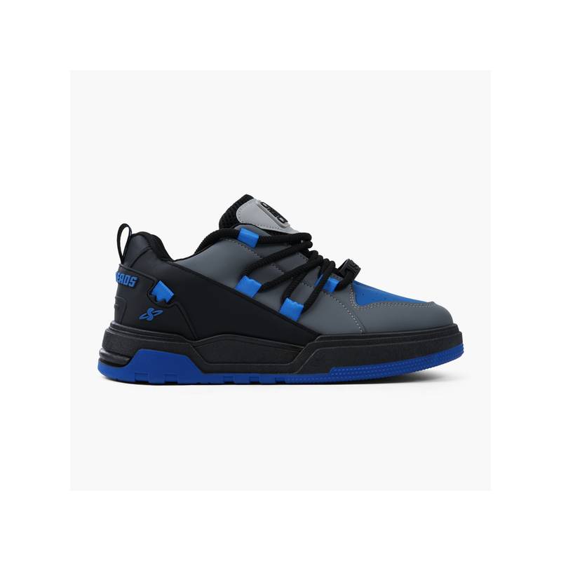 SOLETHREADS Black Trendy Sneakers for Men (UK 7)