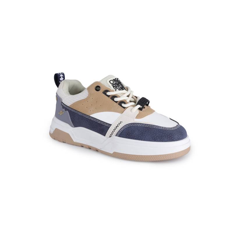 SOLETHREADS Beige Trendy Sneakers for Men (UK 7)