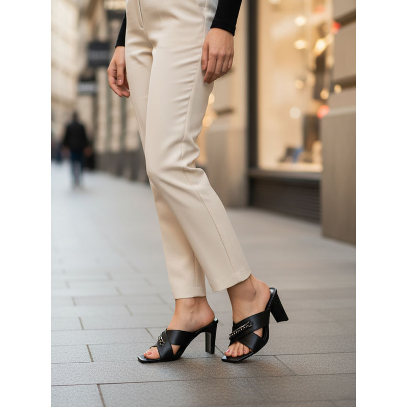 Chaal Chalan Willow Block Heel Sandals (UK 3)