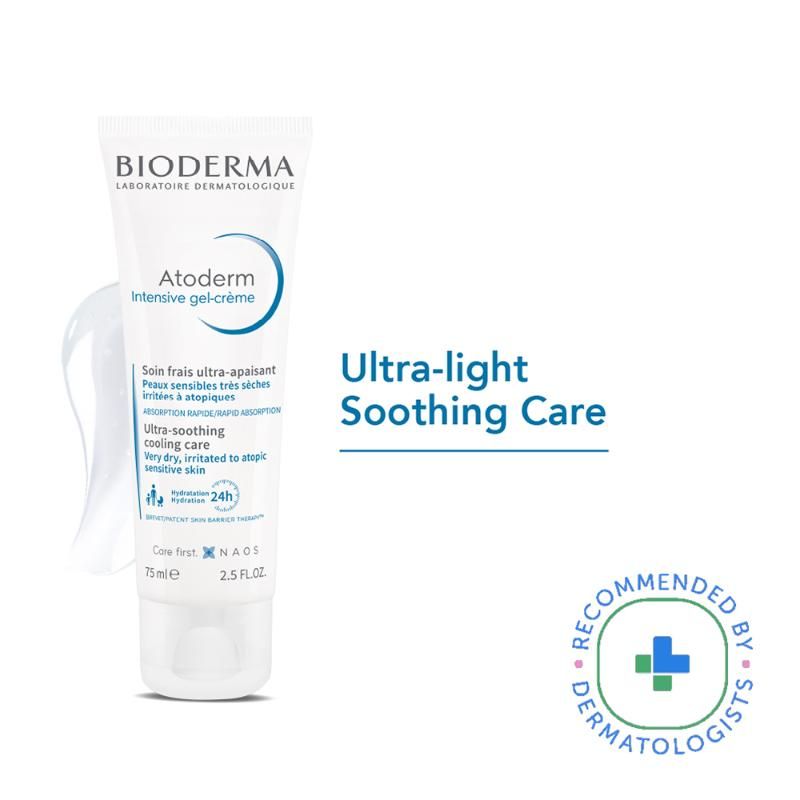 Bioderma Atoderm Intensive Gel Creme For Anti-itching, Lipid-replenishing Treatment