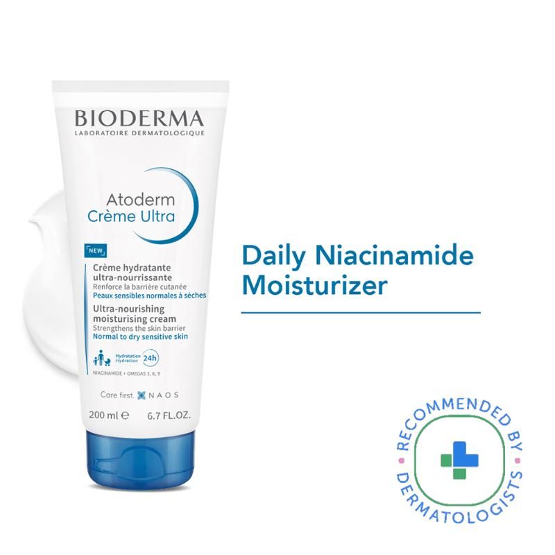 Bioderma Atoderm Creme Ultra-Nourishing Face & Body Daily Care, Normal To Dry Skin