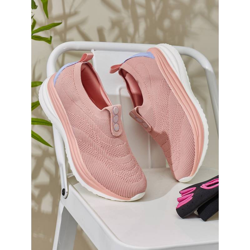 Campus GLIMO Women Peach Walking Shoes (UK 4)
