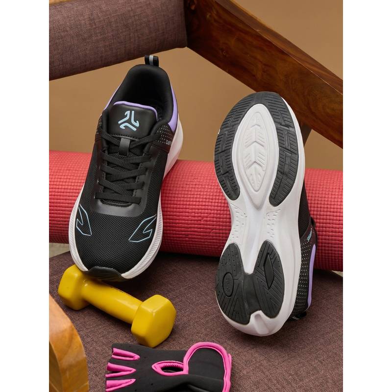 Campus FORLIC Women Black Running Shoes (UK 4)