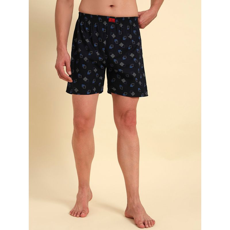 Cantabil Men's Multi Colour Printed Regular Fit Boxer Shorts (M)