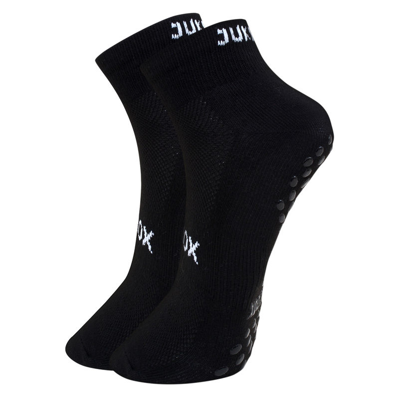Buy WearJukebox Ankle Grip Socks Black Online