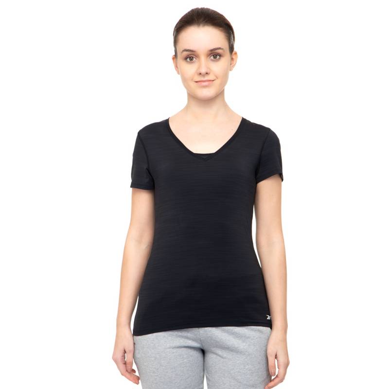Reebok Ts Ac Athletic Tee Black Training T-Shirts (XS)