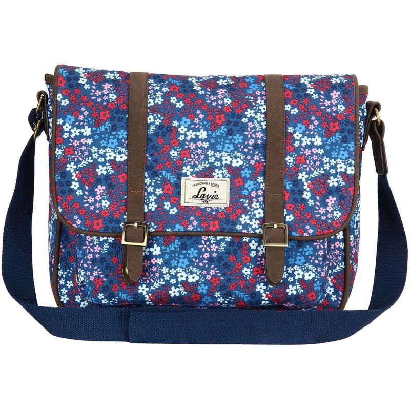 Lavie Blue Printed Messenger Bags Buy Lavie Blue Printed Messenger