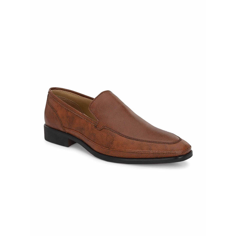 Alberto Torresi Genuine Laether Tan Slip-on Formal Shoes (EURO 40)