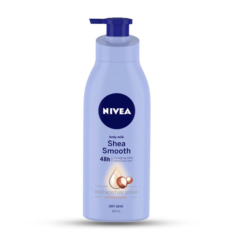 NIVEA Shea butter BODY LOTION - 5 in 1 COMPLETE CARE for 48H Moisturised Skin (Dry Skin)