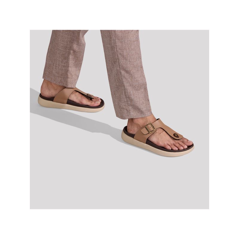 Neeman's Beige PURE WHOOSH BREEZE Sandals (UK 8)