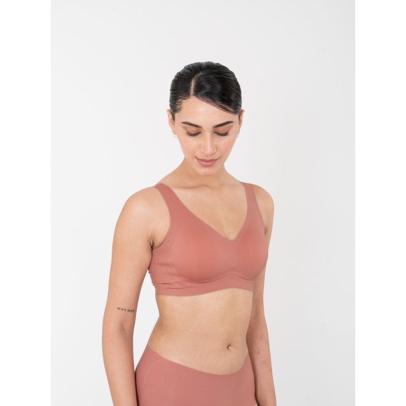 Shapercult Pink Air Series Lightly Padded Bra (3XL)