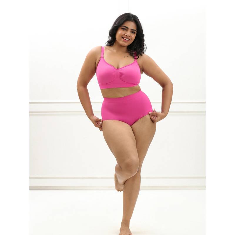 Underneat Women Seamless Highwaist Stretchable Tummy Tucker Shaper Brief (XL)