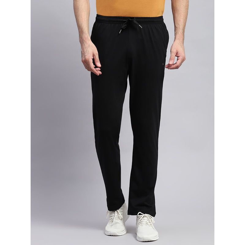 Monte Carlo Men Black Solid Trackpant (XL)
