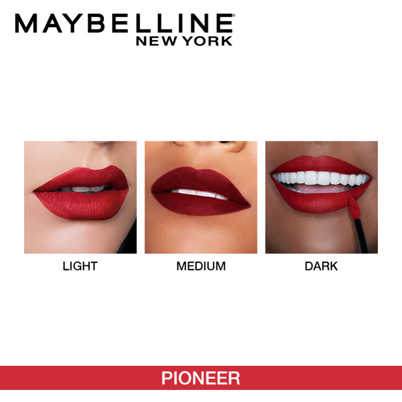 Maybelline New York Super Stay Matte Ink Liquid Lipstick 20 Pioneer Review Nykaa