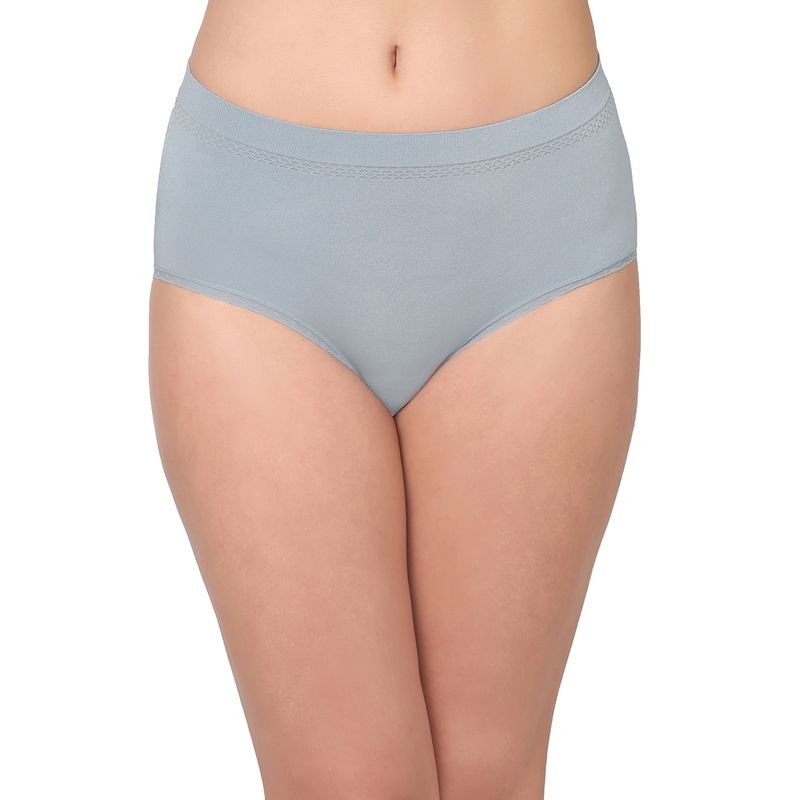 Wacoal B-Smooth High Waist Full Coverage Solid Brief Panty Blue (2XL)