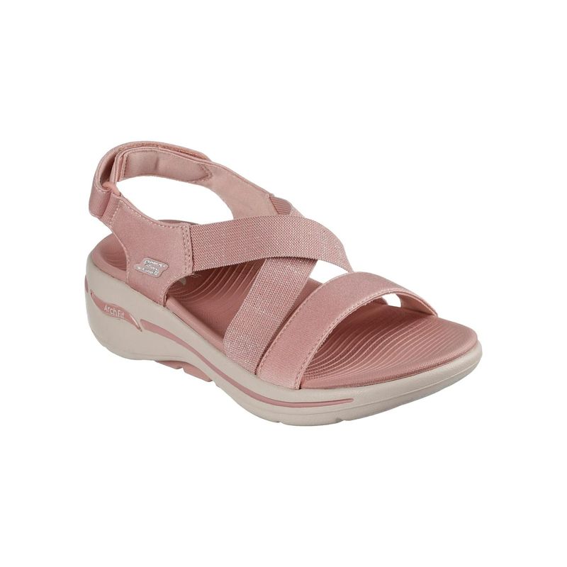 SKECHERS GO WALK ARCH FIT - ASTONISH Pink Sandals (UK 7)