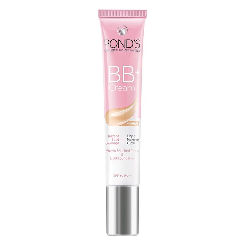 Ponds Bb+ Cream Instant Spot Coverage + Light Make-up Glow Natural