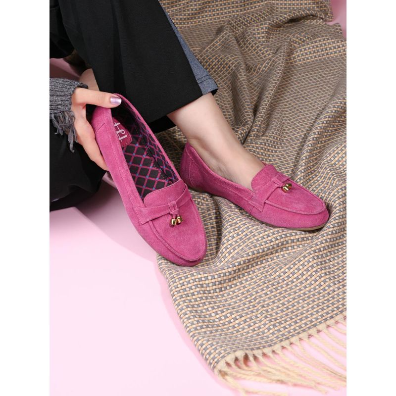 Hydes N Hues Hy274-Pink Women Loafers (EURO 38)