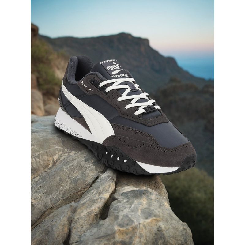 Puma Blktop Rider Unisex Grey Sneakers (UK 7)