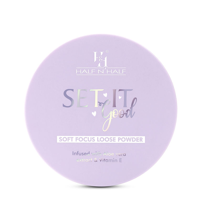 Half N Half Set It Good Soft Focus Loose Powder - Translucent White