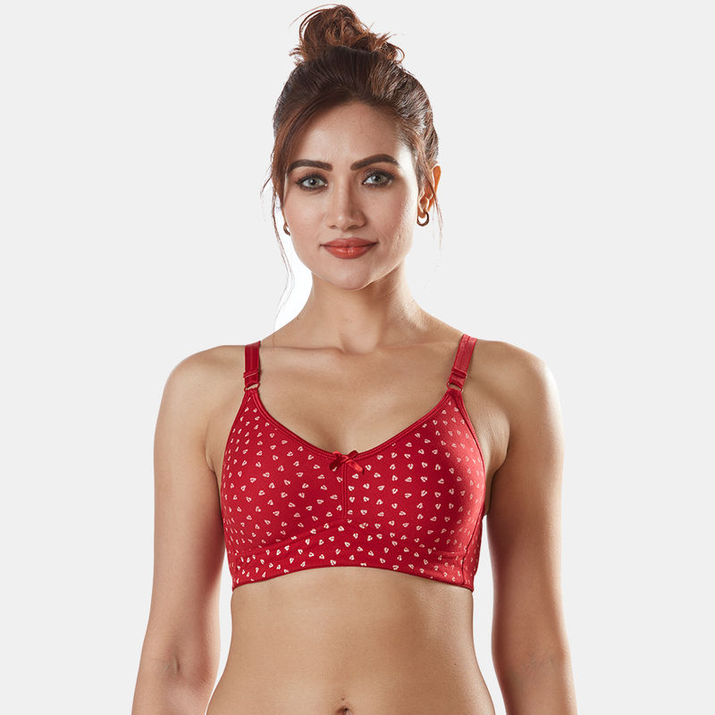 Sonari Dove Non-padded Supper Support Bra - Red (36C)