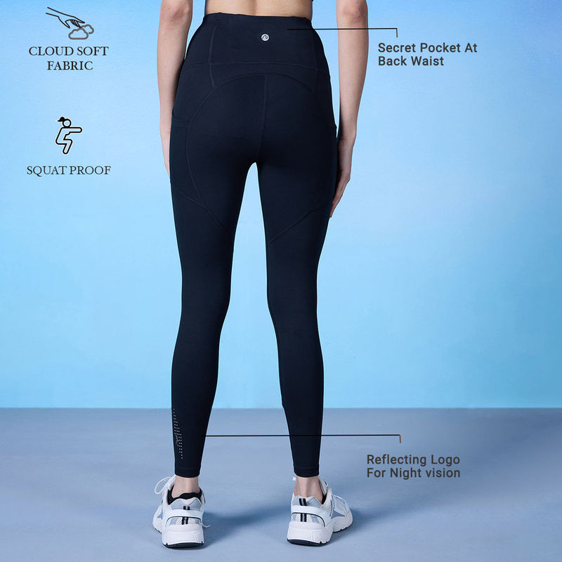 Nykd By Nykaa Iconic All Day Legging -NYK260-Jet Black (XL)