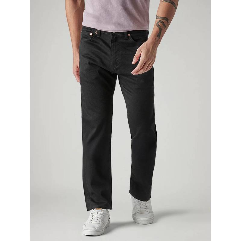 Levi's Black Solid/Plain Casual Jeans (28)