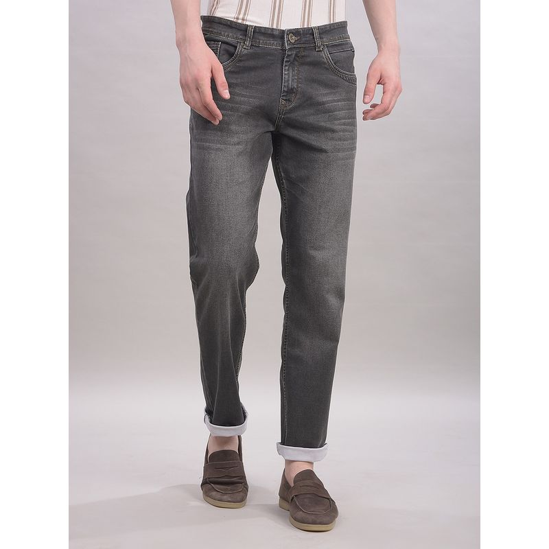 CRIMSOUNE CLUB Men Brown Straight Jeans (30)