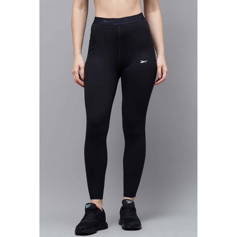 Reebok Women Black Tights (XS)