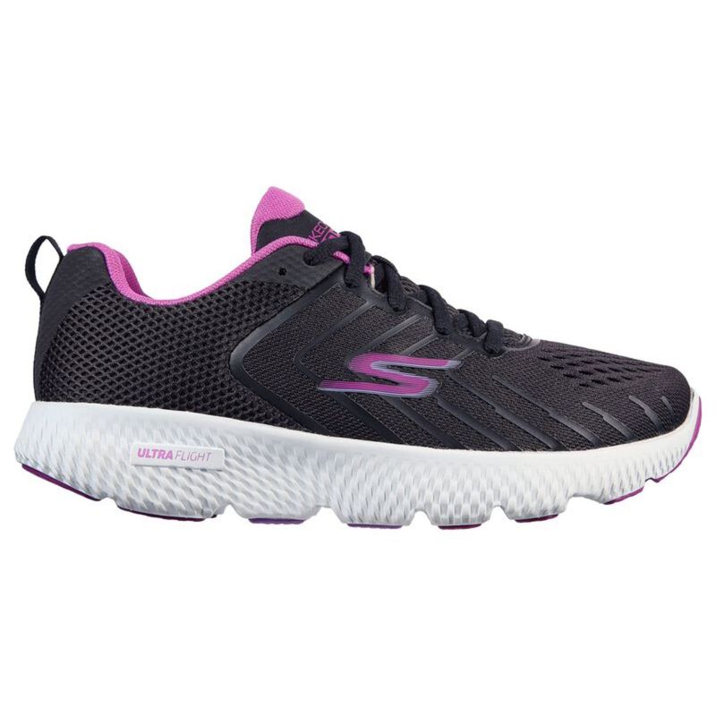 SKECHERS POWER - FLEETZ Black Running Shoes (UK 2)