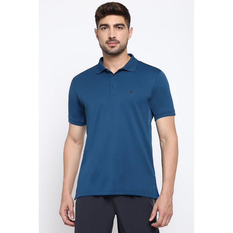 Van Heusen Performance Men 37.5® Technology & Dynamic Thermoregulation Air Polo T-Shirt - Seaport (S)