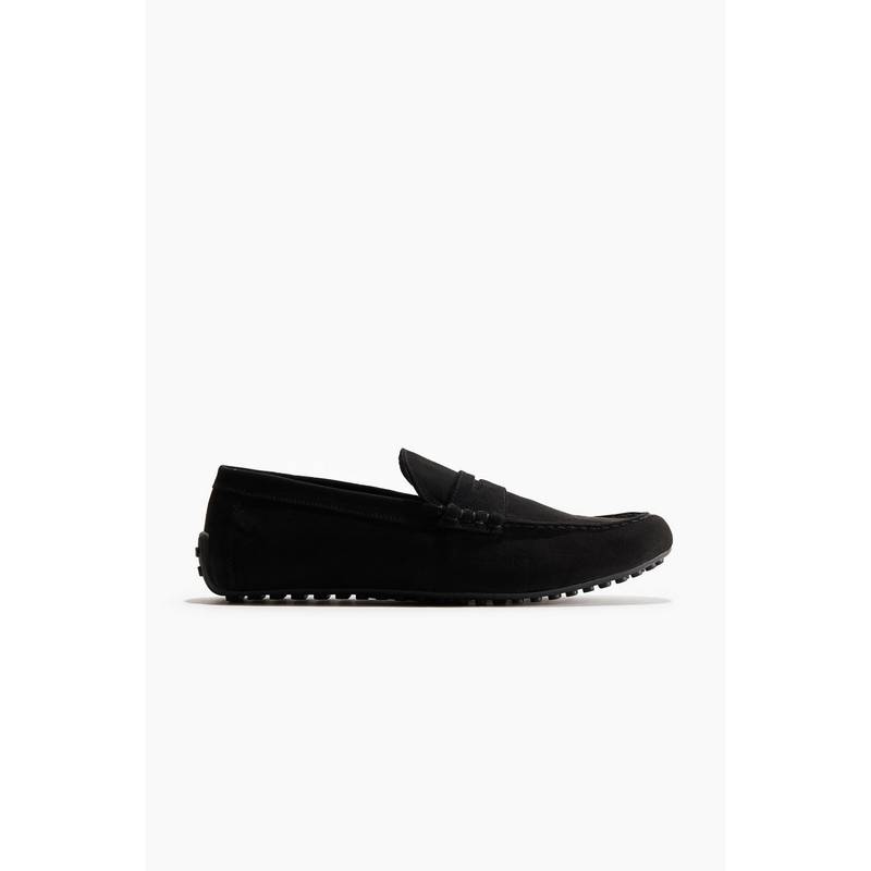 H&M Men Black Driving Loafers (UK 7.5)
