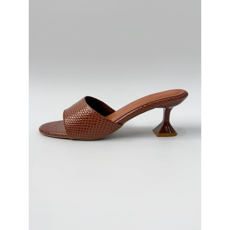 UrbanSway Women Casual Coco Heels Brown (EURO 36)